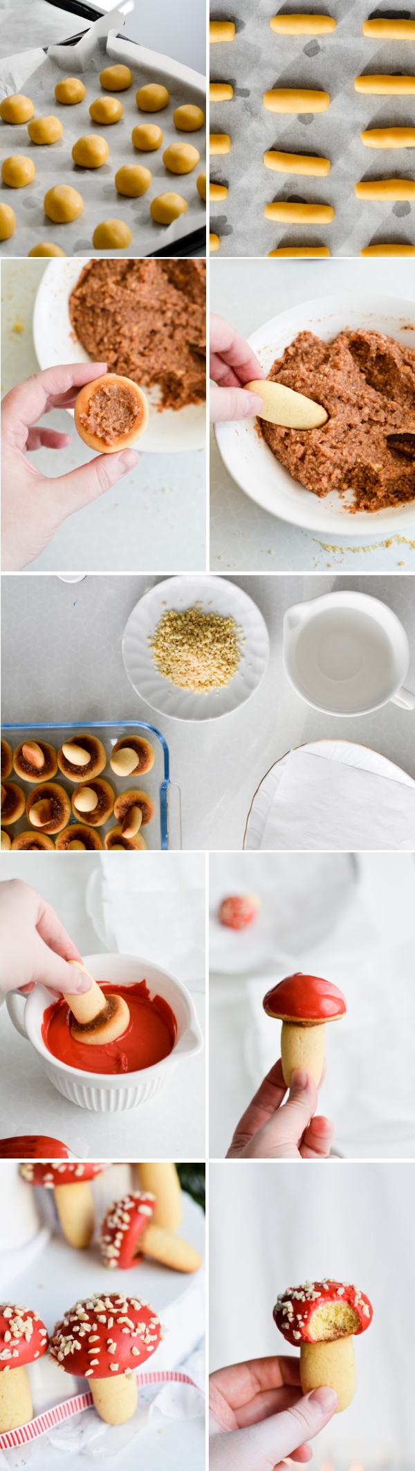Печенье грибочки – пошаговый рецепт приготовления с фото