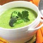 Суп пюре из брокколи и цветной капусты