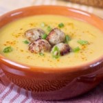 Тыквенный крем―суп с фрикадельками